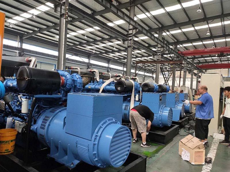 BJS Power high-voltage generator set  for debuggine site for a communication department data center