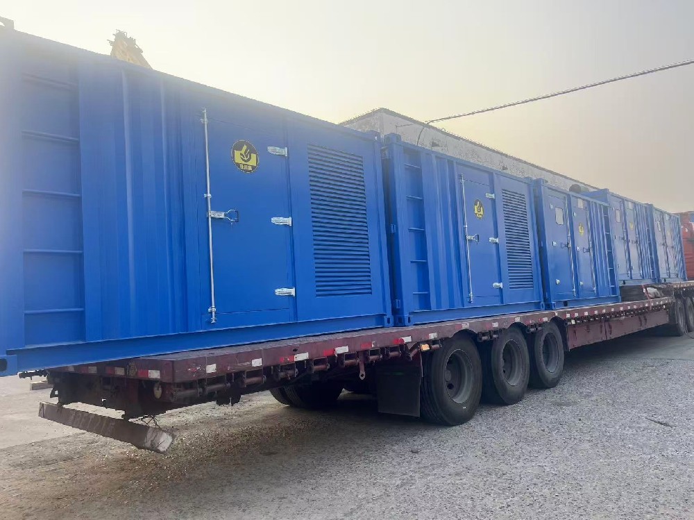 Daqing Oilfield 3000KW methanol generator set delivery site