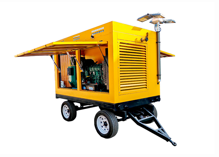 Diesel Water Pump Set Self Priming Sludge Diesel Engine Driven Centrifugal Sewage Slurry Water Pump Set with Trailer