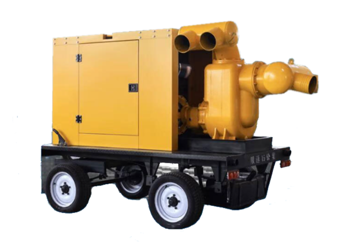 Diesel Water Pump Set 100/200/300 Cubic Mobile Pump Truck Self-priming Pump Drainage Flood Control Municipal Emergency